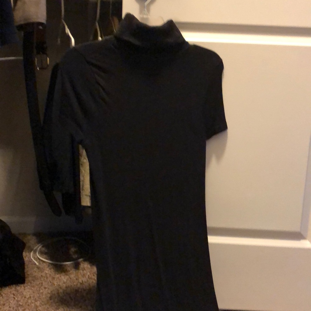 Turtle Neck Sweater Dress